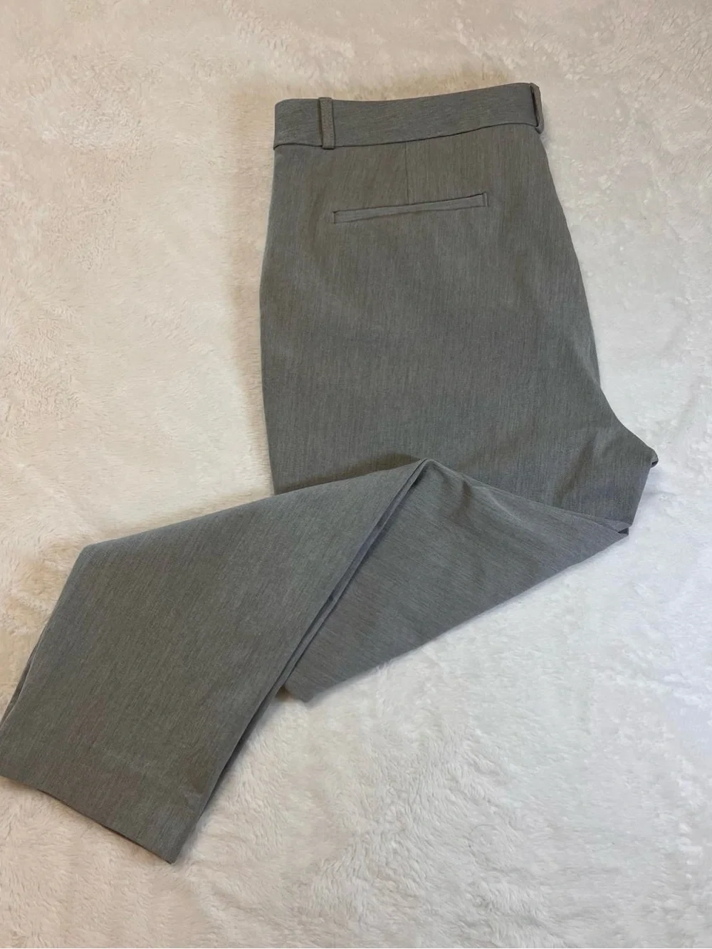 Banana Republic Men's Light Gray Dress Pants - Slim Tailored Fit